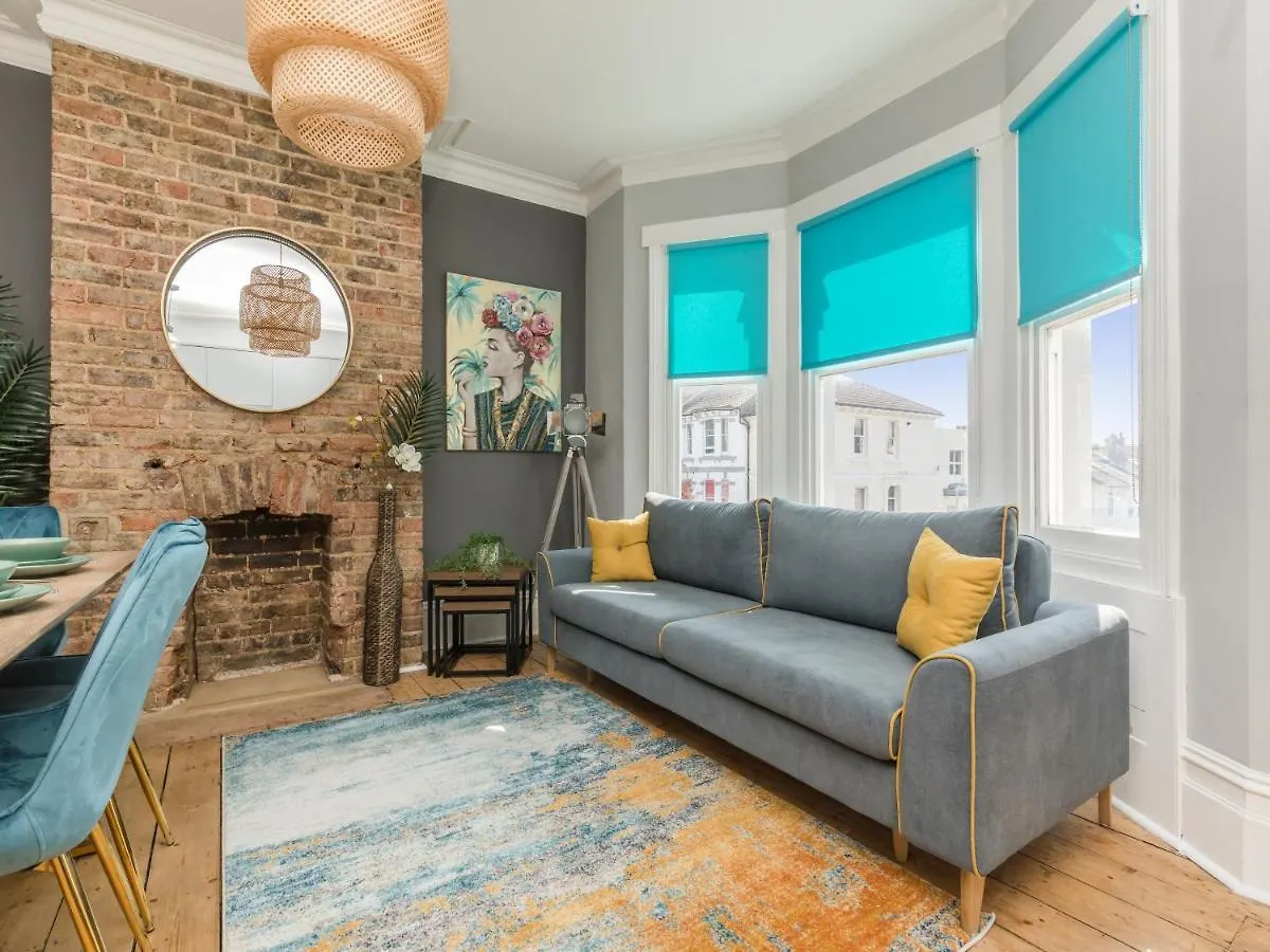 Apartman Modern Contemporary 2-Bedroom Flat Brighton Egyesült Királyság